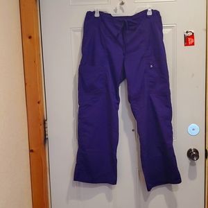 Cherokee Luxe PURPLE SCRUB PANTS